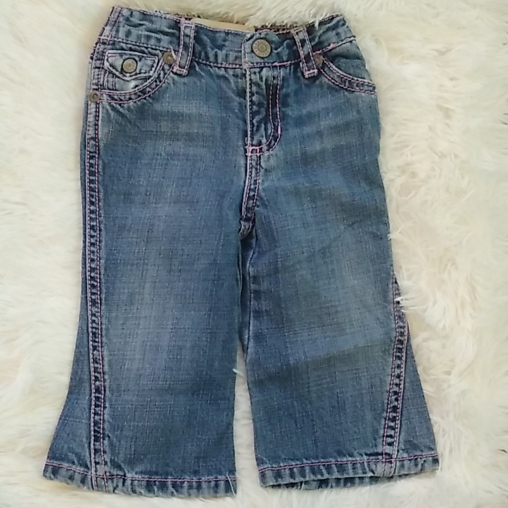 Adorable Old Navy Pink Stitch Flares